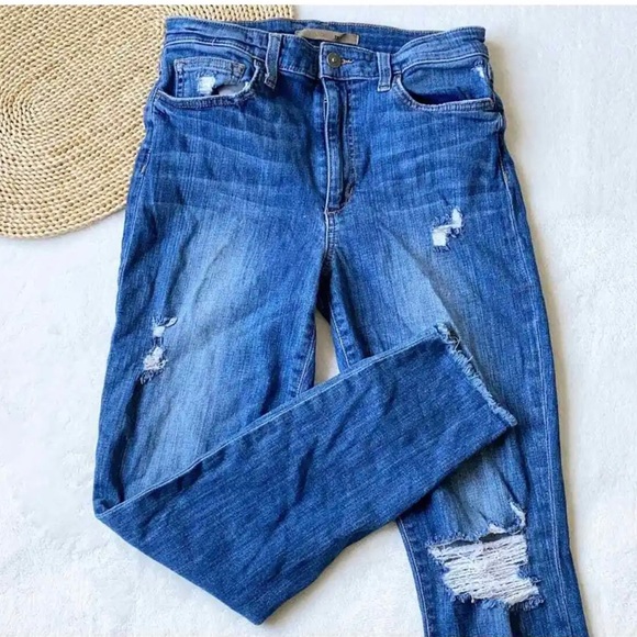Joe's Jeans Penelope Distressed high rise skinny Jean Size 31 - Picture 4 of 7